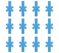 12PCS Kinesiology Tape Precut Knee Strips, Elastic Waterproof Knee Tapes for Knee Pain, Breathable Sports Tape with X Support Design, Kinesiology Tape Knee for Muscle Relief & Knee Support Tape