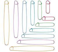 12PCS Knitting Stitch Holders Set - Colorful, Durable Holders for Knitting & Crochet - Holding Stitches and Creating Beautiful Projects