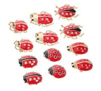 12Pcs Ladybug Brooch Pins Cute Insect Pins for Women Stylish Animal Jewelry for Shirts Scarves Bags Durable Craftsmanship Versatile Everyday Accessory