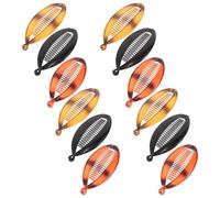 12pcs Large Banana Hair Clip 14cm Plastic Fish Shape Vertical Clamp