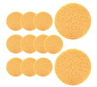 12Pcs Large Facial Sponges Reusable Natural Face Sponges Cleansing Puff Mask Sponges Make Up Remover Sponges Pads Cellulose Sponges Face Wash Sponge Reusable Round Face Sponge for Facial Cleaning SPA