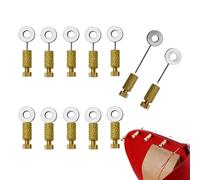 12Pcs Leather Suture Positioning Needles DIY Leathercraft Located Needles Leather Goods Fixed Edges Locking Pins for Leather Craft Stitching Fixing Auxiliary Tools