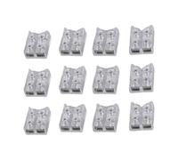 12PCS LED Strip Connector Clear Light Strip Fixing Clip Screw Fixed Connection Terminal LED Strip Buckle Withstand