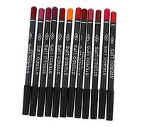 12Pcs Lip Liner Pencil Matte Smooth Makeup Supplies for Accurate Lip Contouring Versatile Use as Eyeliner Brow Pencil