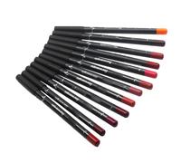 12pcs Lip Liner Pencil Set, Upgraded Smudge-Proof Slim Matte Velvet Contour Lip Liner, Waterproof Long Lasting Lipstick Lip Liner Set