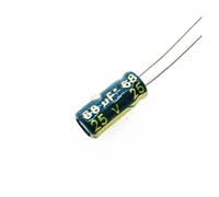 12pcs/lot 25V 68UF 5 * 11 High Frequency Low Impedance Aluminum Electrolytic Capacitor 68uf 25v 20% CZAOINCU
