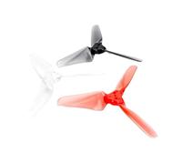 12PCS Lot 3 Inch 3X2 4X3 3 CW CCW Propeller Set Compatible With RC Drones Multirotors FPV Racing Models 6 Pairs EMAX AVAN Style(Transparent Black)