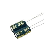 12pcs/lot p25 25V 220UF Low ESR/Impedance high frequency aluminum electrolytic capacitor size 220UF25V 6 * 12mm 20% MQXFCZUX
