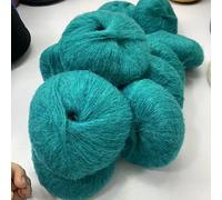 12pcs/Lot Wool Yarn for Hand Knitting Crocheting Alpaca Yarn to Knit Wool Crocheted Nylon Yarn DIY Thread Needlework(Darkcyan)