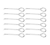 12Pcs M10 Steel Can Opener Multi Functional Paint Bucket Opener Bottle Opener Tin Opening Tool for Home Kitchen Workshop Durable