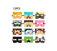(12Pcs) Mask Cosplay 12pcs1pcs Accessory Birthday Party Carnival Kid Adult