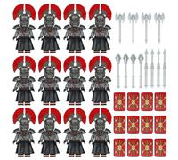 (12PCS Medieval Knights - 12) Medieval Knights Military dragon soldiers building castles MiniFigures Fits Lego