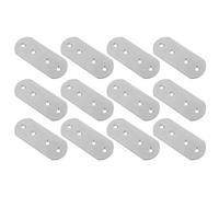 12pcs Mending Joining Plate Straight Stainless Steel