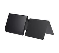 12Pcs Message Number Tag Signs Reusable Table Signs for Bakery Table Numbers Black