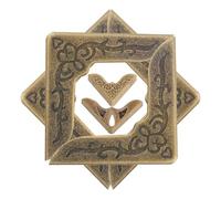 12pcs Metal Album Corner Protectors, Vintage Book Guards | Smooth Surface, Carved Detailing, Sturdy Styling, Suitable for Photo Albums, Cabinets, Album Makers and Crafters