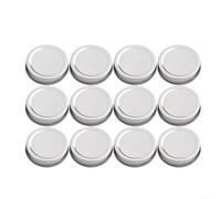 12PCS Metal Canning Lids for Standard Mouth Jars Reusable and Seal for Food Preservation