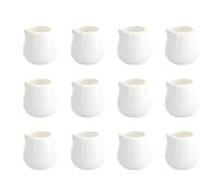 12PCS Mini Ceramic Creamer, Small Syrup Pitcher for Coffee