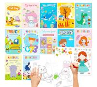 12Pcs Mini Colouring Books for Children Age 2-8, Kids Activity Book for Party Bags, Fun Children Colouring Books with Themes Like Princess, Dinosaurs-Perfect Kids Gift Set for Birthday Party,Christmas