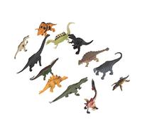 12Pcs Mini Dinosaur Figures Simulation Static Children Toy Ornaments for Kids Children