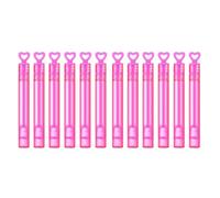 12pcs Mini Heart Shape Bubble Stick For Festival Wedding Children's Toys Heart-shaped White Test Pure Tubes For do wedding hen kids kids favours bubble favour bags favour bag bag activity act