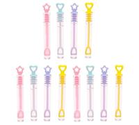 12pcs Mini Heart Shape Bubble Stick For Festival Wedding Children's Toys White Pure Test Heart-shaped Tubes