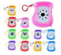 12pcs Mini Magnetic Drawing Board - Mini Magnetic Drawing Boards 6 Colors, Erasable Magic Boards, Kids Classroom, Drawings Pad Painting, Small Board Colouring, Activity Packs Fillers, Birthday Gifts