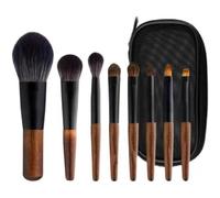 12pcs Mini Makeup Brush Set Portable Short-Handed Eyeshadow Dot Brush Travel Beauty Tool Brush Set