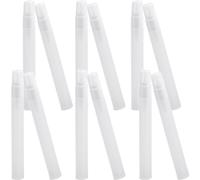 12pcs Mini Perfume Bottle 15ml White Pp Travel Spray for Liquids | Parfum Refillable Spray Bottles, Leak Proof Tight Sealing Portable Carry