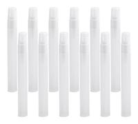 12pcs Mini Perfume Pen Spray Bottle 15ml Pp White for Travel | Leak Proof Sealing, Portable Storage for Water and Lotions, Fits Backpacks, Easy to Carry