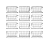 12PCS Modular Pet Playpen Panels Waterproof Lightweight Design for Furniture Gaps Multifunctional Use Easy Assemble Hygienic Pet Partition