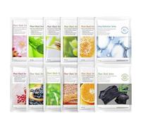 12pcs Moisturising Sheet Face Mask, Sheet Masks Multipack for Purely Natural Plant and Fruit Organic Extracts Moisturizing Repairing, Face Masks Skincare Sheet with Firming Brightening