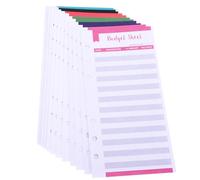 12pcs Money Organizer Card Budget Planner Paper Binder Budget Sheets