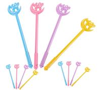 12pcs Moon Butterfly Gel Pen Cartoon Writing Pen for Learning Home | Plastic Body, Smooth Ink Flow, Teens and Office Workers, Simple Daily Use, Random Color