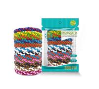 12Pcs Mosquito Repellent Bracelets PU Leather Insect & Bug Repellent Wrist Bands for Indoor Outdoor Camping Swimming Fishing Traveling