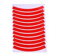 12pcs Motorcycle Night Sticker Fluorescent Stickers for Bikes Bicycles Cycling Motorcycle Reflectors Sticker Glow in The Dark Tape Motorcycle Stickers Child Accessories Reflective