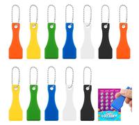 12PCS Multi-Color Lottery Ticket Scratcher Tool, Plastic Scraper Tool/Lotto Scratcher Tool for Lottery Ticket, Lottery Ticket Scratcher Scratch Off Scratcher Tool