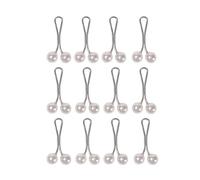 12pcs Multicolor Headscarf Pearl Pins Clips,Muslim Hijab Pearl Brooch Pins,U Shape Hijab Scarf Lady Muslim Scarf Shawl Clips,Decorative Pearl Scarf Clips Jewelry Accessories