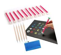 12PCS Multicolored Silicone Flower Stamps Collection Great for Kids Drawing Creating and Learning Use Safe and Easy to Clean Educational Painting Tools