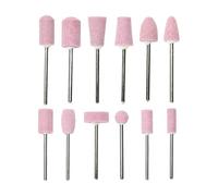 12Pcs Nails Drill Bits 3/32" Acrylic Set File Art Tools For Electric Manicure Machine Manicure Bits For Natural Nails
