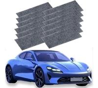 12Pcs Nano Sparkle Cloth for Car Scratches, Car Scratch Remover Cloth Upgrade Nano Sparkle Cloth Multi-Purpose Nano Magic Cloth Easily Repair Scratches Paint Residues Swirls Water Spots Restore