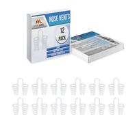 12Pcs Nasal Dilator Nose Vents - Soft Cone Large - Anti-Snore Sleep Aid