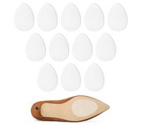 12PCS Non-Slip Shoe Pads for High Heels, Shoe Grips, Sole Sticker, Self-Adhesive Silicone Anti-Slip Grips for Shoes, Durable and Wear-Resistant Sole Stick Protectors for Women’s Footwear (Translucent)