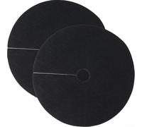 12pcs Non Woven Fabric Mulch Mats for Trees and Shrubs, Black Barrier Tree Rings with Shrub Guard Discs, Garden Trunk Protection Mats and Potted Plant Shading Covers for Landscape(25cm)
