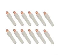 12PCS NonStick Coating Welding Tips for 15AK Torch 40x1 2mm Featuring Design to Keep Welding Path Clear and Improve Welding Productivity