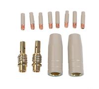 12PCS NonStick Welding Slag Nozzle Set For 15AK Advanced Design For Improved Efficiency And Heat Resistance