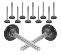 12pcs Nylon Garage Door Rollers 12.2x4.5x4.5cm Sealed Bearing Quiet Sliding | Steel Hardware, Low-Profile Build, Strong Load Capacity, Suits Interiors, Living Rooms, Technicians and Property Managers