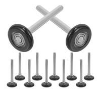 12pcs Nylon Garage Door Rollers 12.2x4.5x4.5cm Sliding Wheel Hardware | Sealed Steel Bearing, Profile, Quiet Maintenance-Free Movement for Wooden Doors, Kitchens and Repair Work