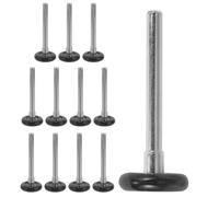 12pcs Nylon Sliding Door Rollers with Sealed Bearing for Garage Doors | Steel and Nylon Construction, Profile, Reduced Jamming, Resists Debris Buildup, 12.2x4.5x4.5cm