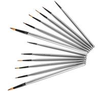 12Pcs Painting Brush Set Watercolor Nylon Wool Hook Line Pen Professional Art Student Paint Tools for Artists Beginners Children