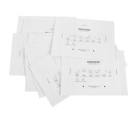 12pcs Paper Shredder Oil Sheets for Crosscut Machines, White Paper